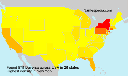 Surname Daversa in USA Surname Daversa in USA