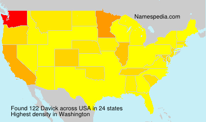 Surname Davick in USA Surname Davick in USA