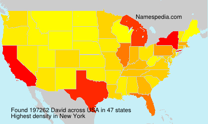 Familiennamen David - USA