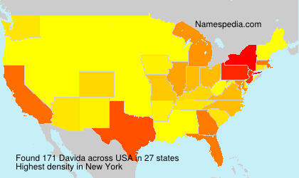 Surname Davida in USA Surname Davida in USA