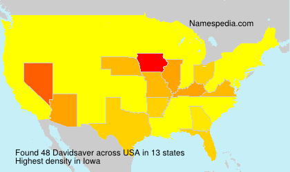 Surname Davidsaver in USA Surname Davidsaver in USA
