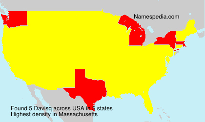 Surname Davisq in USA Surname Davisq in USA