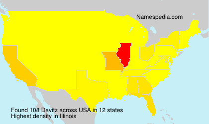 Surname Davitz in USA Surname Davitz in USA