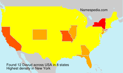 Surname Davud in USA Surname Davud in USA