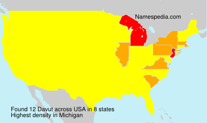 Surname Davut in USA Surname Davut in USA