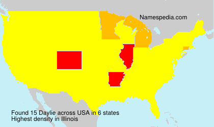 Surname Daylie in USA