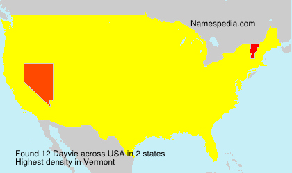 Surname Dayvie in USA Surname Dayvie in USA