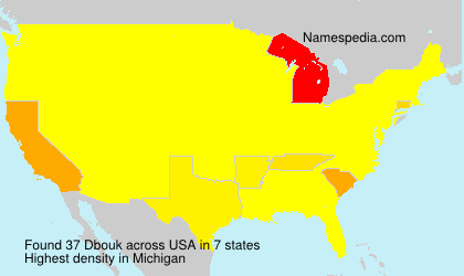 Surname Dbouk in USA Surname Dbouk in USA