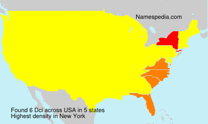 Surname Dci in USA Surname Dci in USA