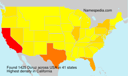 Surname Dcruz in USA Surname Dcruz in USA
