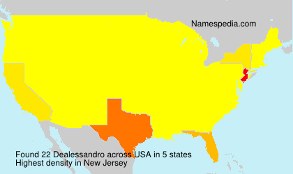 Surname Dealessandro in USA Surname Dealessandro in USA