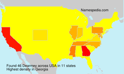 Surname Dearmey in USA Surname Dearmey in USA