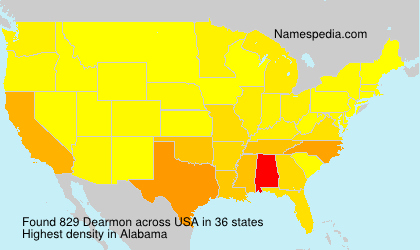 Surname Dearmon in USA Surname Dearmon in USA
