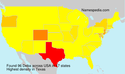 Surname Deba in USA Surname Deba in USA