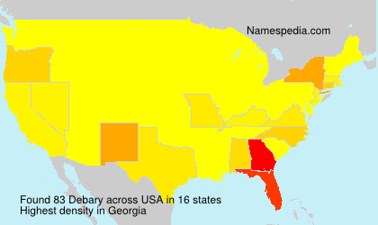 Surname Debary in USA Surname Debary in USA