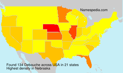 Surname Debauche in USA Surname Debauche in USA