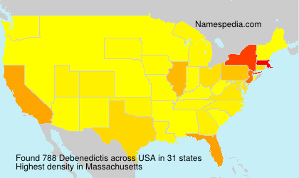 Surname Debenedictis in USA Surname Debenedictis in USA