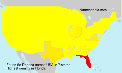 Surname Debesa in USA Surname Debesa in USA