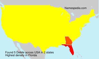 Surname Debile in USA Surname Debile in USA