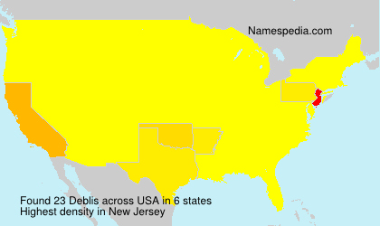 Surname Deblis in USA Surname Deblis in USA