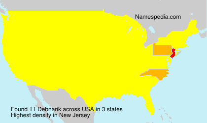 Surname Debnarik in USA Surname Debnarik in USA