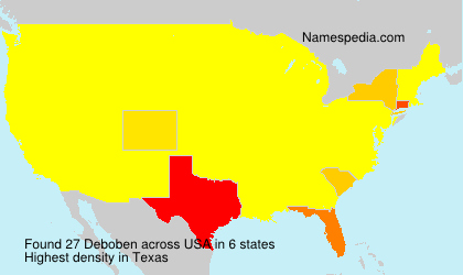 Surname Deboben in USA Surname Deboben in USA