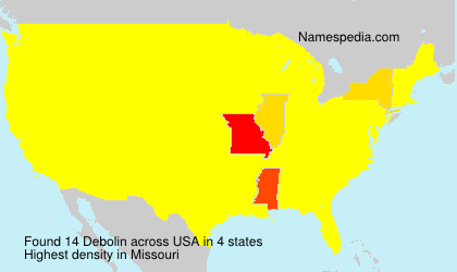 Surname Debolin in USA Surname Debolin in USA