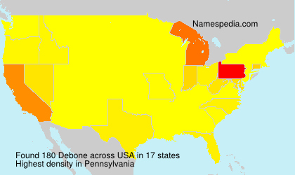 Surname Debone in USA Surname Debone in USA
