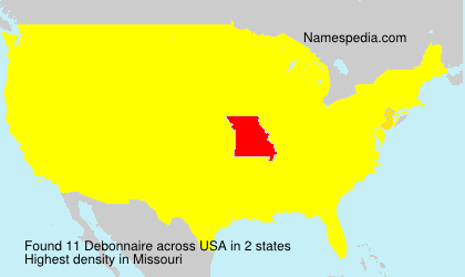Surname Debonnaire in USA Surname Debonnaire in USA