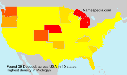 Surname Deboodt in USA Surname Deboodt in USA