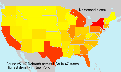 Surname Deborah in USA Surname Deborah in USA