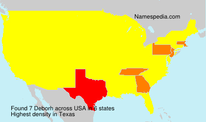 Surname Deborh in USA Surname Deborh in USA