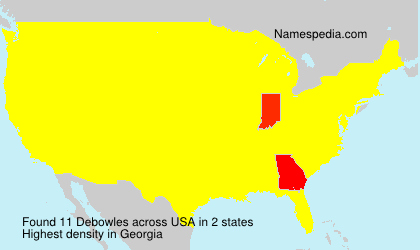 Surname Debowles in USA Surname Debowles in USA