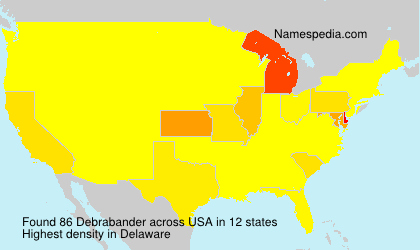 Surname Debrabander in USA Surname Debrabander in USA