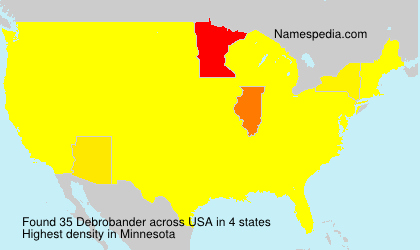 Surname Debrobander in USA Surname Debrobander in USA