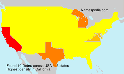 Surname Debru in USA Surname Debru in USA