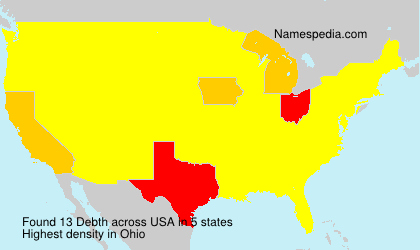 Surname Debth in USA Surname Debth in USA