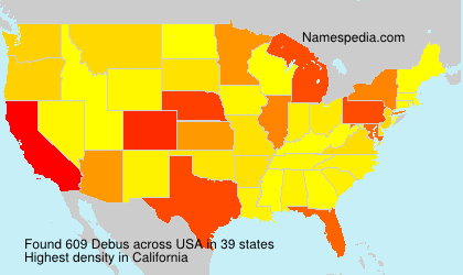 Surname Debus in USA Surname Debus in USA