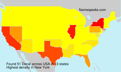 Surname Decal in USA Surname Decal in USA