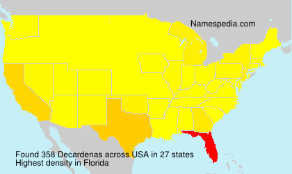 Surname Decardenas in USA Surname Decardenas in USA