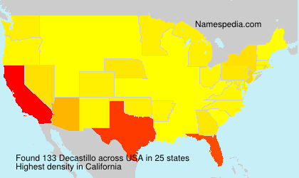 Surname Decastillo in USA Surname Decastillo in USA