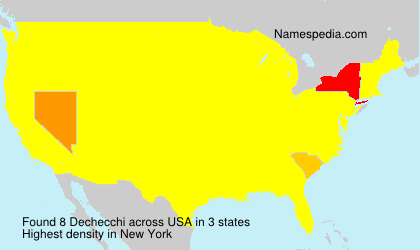 Surname Dechecchi in USA Surname Dechecchi in USA