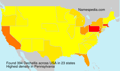 Surname Dechellis in USA Surname Dechellis in USA