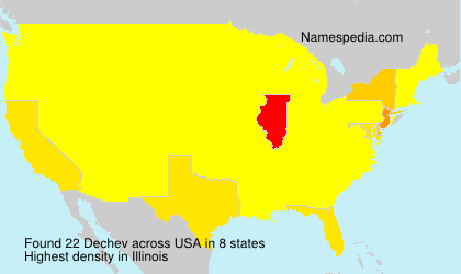 Surname Dechev in USA Surname Dechev in USA