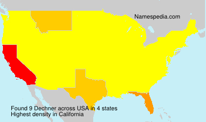 Surname Dechner in USA Surname Dechner in USA