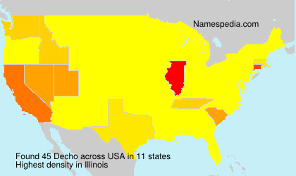 Surname Decho in USA Surname Decho in USA