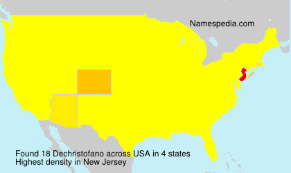 Surname Dechristofano in USA Surname Dechristofano in USA