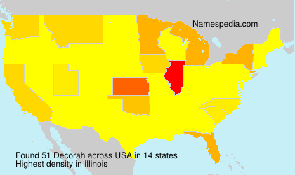 Surname Decorah in USA Surname Decorah in USA