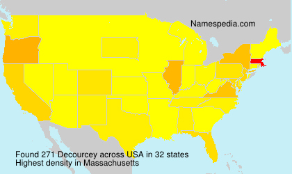 Surname Decourcey in USA Surname Decourcey in USA
