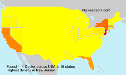 Surname Decter in USA Surname Decter in USA